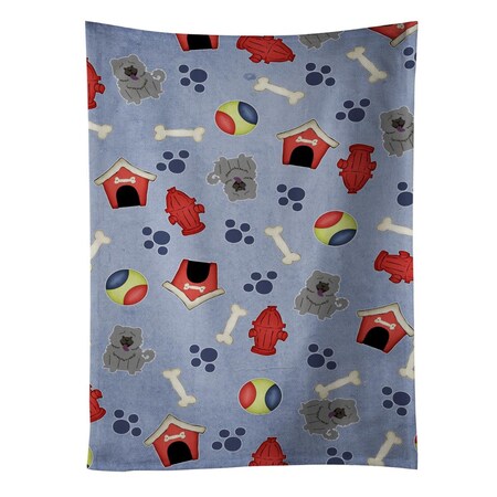 Carolines Treasures Dog House Collection Chow Chow Blue Kitchen Towel BB2752KTWL